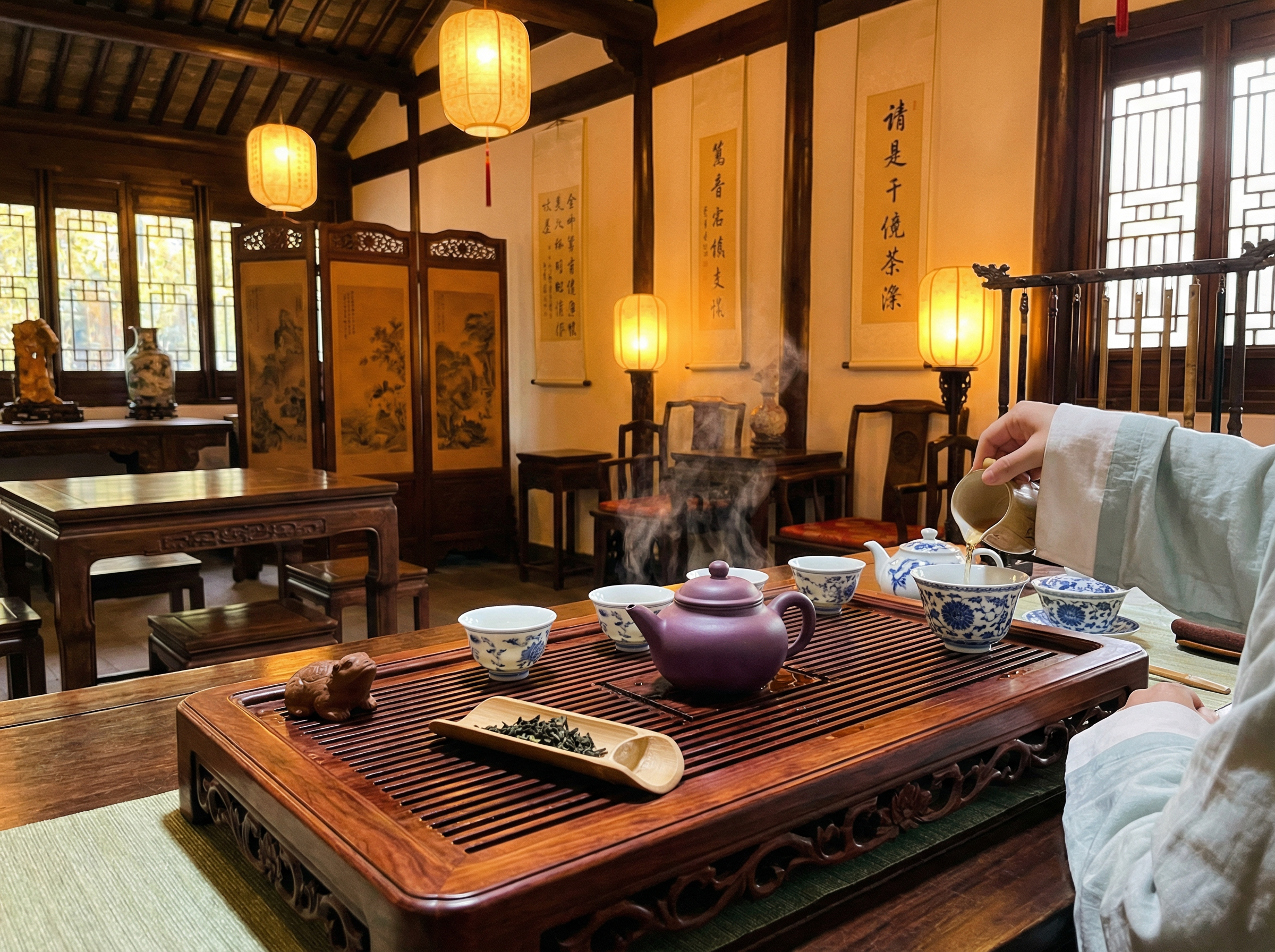 棋友茶叙栏目横幅 - 棋牌娱乐综合平台站 - 天下棋牌